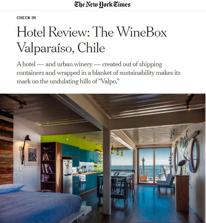 Hotel Winebox Valparaíso Exterior photo